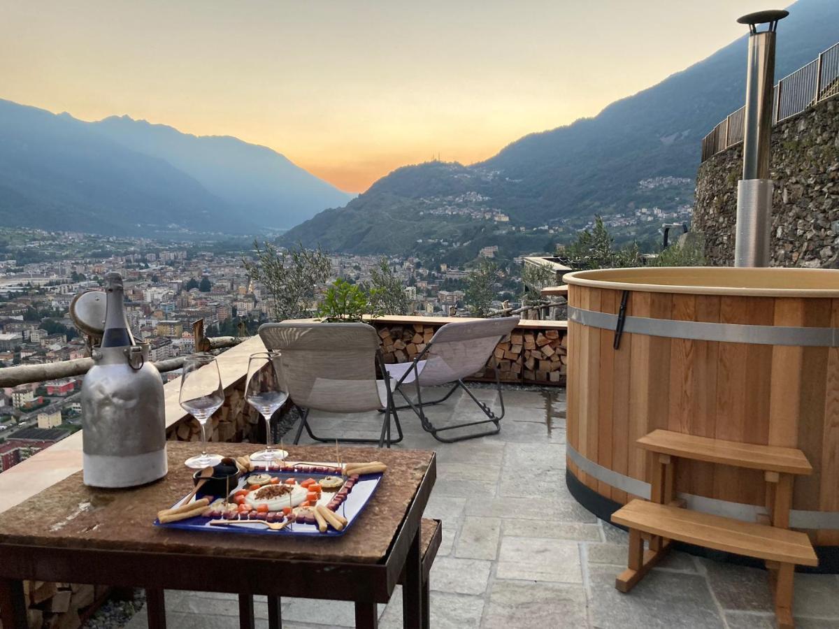 Ca Rossa #Exclusive Bed and Breakfast Σόντριο Εξωτερικό φωτογραφία